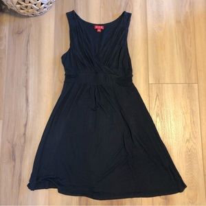 Elle Empire Waist Black Sleeveless Dress
